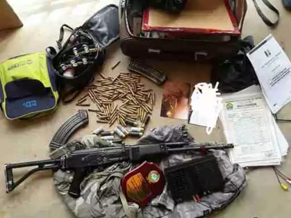 Benue Police Recover Weapons And Charms From Notorious Criminal, " Ghana ", Killed One (Photo)